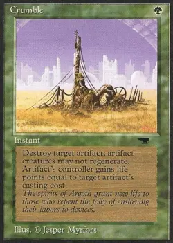Crumble - Light Play MTG Antiquities - Image 1