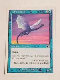 MTG Wind Drake (6th Edition/Blue/C) - BGM - Image 1