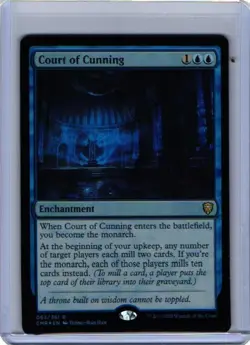 MTG Court of Cunning (CMR) Commander Legends Foil Rare 063/361 - Image 1