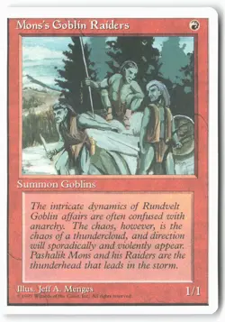 Mons's Goblin Raiders - Fourth Edition () - MTG - Image 1