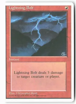 Lightning Bolt - Fourth Edition (226) - MTG - Image 1