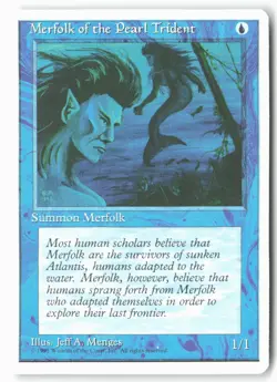 Merfolk of the Pearl Trident - Fourth Edition () - MTG - Image 1