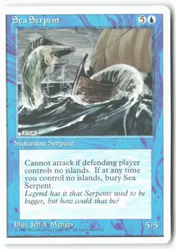 Sea Serpent - Fourth Edition () - MTG - Image 1