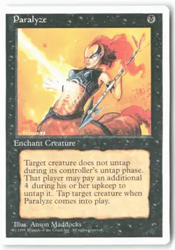 Paralyze - Fourth Edition () - MTG - Image 1