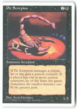 Pit Scorpion - Fourth Edition () - MTG - Image 1