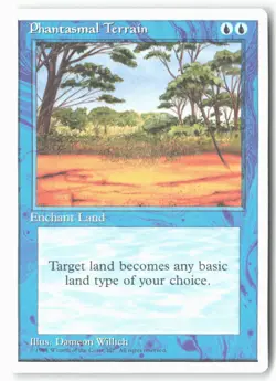 Phantasmal Terrain - Fourth Edition () - MTG - Image 1