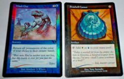 MTG Invasion Foil Uncommon x2 NM/LP (Wash Out, Seashell Cameo) +Bonus Rares!!! - Image 1