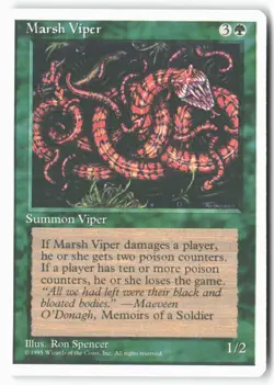 Marsh Viper - Fourth Edition () - MTG - Image 1