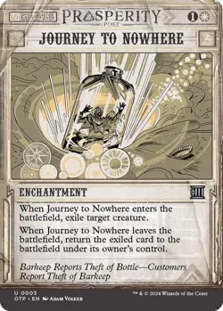 NM Foil Showcase Journey to Nowhere, MTG, OTJ, Magic the Gathering, 3 - Image 1