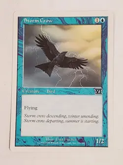 MTG Storm Crow (6th Edition/Blue/C) - BGM - Image 1