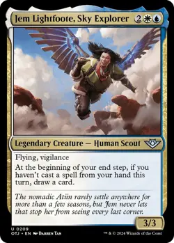 NM Foil Jem Lightfoote, Sky Explorer, MTG, OTJ, Magic the Gathering, 209 - Image 1