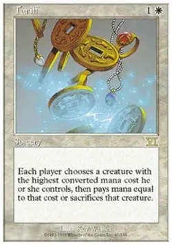 Tariff - Light Play MTG Classic 6th Edition - Image 1