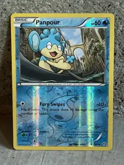 Panpour 41/162 2015 XY BREAKTHROUGH Pokemon TCG Reverse Foil NM - Image 1