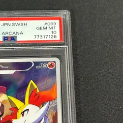 PSA10 Japanese Pokemon Card Braixen s11a 069/068 CHR Japan JP F/S Free shipping - Image 3