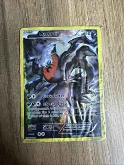Pokemon Darkrai XY114 Mythical Collection Black Star Promo Very Damaged - Image 1