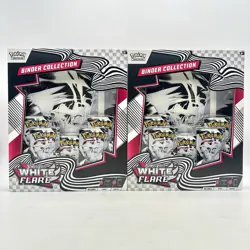2x Pokemon TCG Scarlet Violet White Flare Binder Collection - Image 1