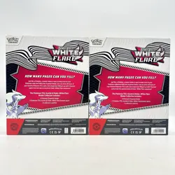 2x Pokemon TCG Scarlet Violet White Flare Binder Collection - Image 2
