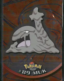 2000 Topps Pokemon TV Animation Edition Series 2 #89 Muk Foil - Image 1