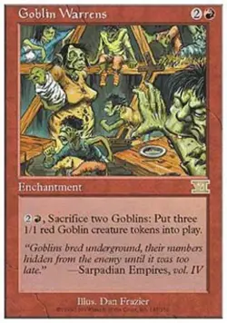 Goblin Warrens - Light Play MTG Classic 6th Edition - Image 1