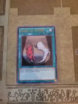 YUGIOH LEGACY OF A HERO DUSA-EN019 ULTRA 1ST ED NM - Image 1
