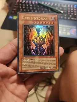Yugioh Dark Necrofear LON-065 Ultra Rare 1st Edition NA English - Image 1