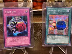 YuGiOh Eternal Duelist Soul Secret Rare Skull Dice EDS-003/ EDS-002 - Image 1