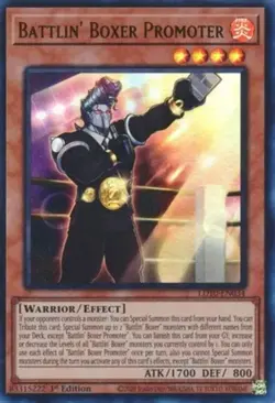 Battlin' Boxer Promoter - LD10-EN034 - Ultra Rare - 1st Edition NM YuGiOh! Soul - Image 1