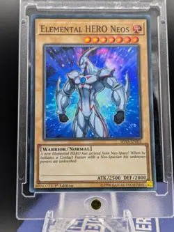 Elemental Hero Neos Super Rare SHVA-EN031 LP/NM Yugioh Card - Image 1
