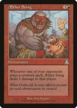 Aether Sting - Light Play MTG Urza's Destiny - Image 1