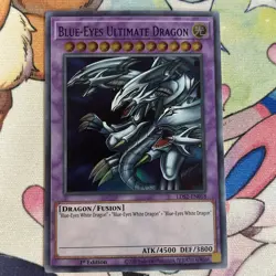 Yugioh Blue-Eyes Ultimate Dragon LDS2-EN018 Ultra Rare 1st Ed NM PURPLE - Image 1