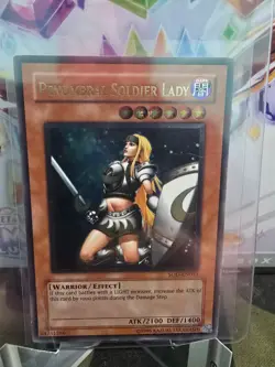 YUGIOH PENUMBRAL SOLDIER LADY ULTIMATE RARE SOD-EN033 - Image 1