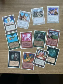 MTG FOURTH EDITION 4ED COMPLETE SET OF 378 CARDS MINT / NEAR MINT UNPLAYED - Image 1