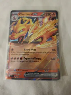 MINT Charizard ex 161 Sv: Scarlet & Violet Black Star Promo Card - Image 1