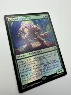 MTG TCG Golgari Grave-Troll Ravnica Remastered Foil - Image 3