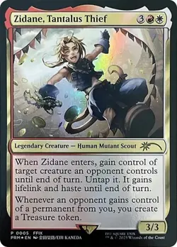 Zidane, Tantalus Thief (PROMO FOIL) - FINAL FANTASY Magic MTG - (Near Mint NM) - Image 1