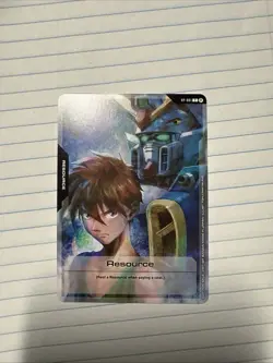 Gundam TCG Resource Card RP-001 Alt Art Non Foil Beta English 2025 - Image 1
