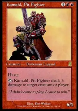 Kamahl, Pit Fighter - Light Play MTG Odyssey - Image 1