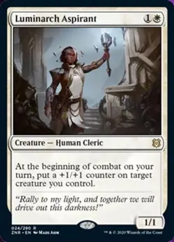 Luminarch Aspirant - Light Play MTG Zendikar Rising - Image 1