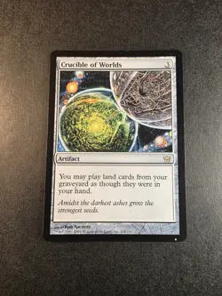 Crucible of Worlds Magic The Gathering MTG Fifth Dawn 2004 - Image 1