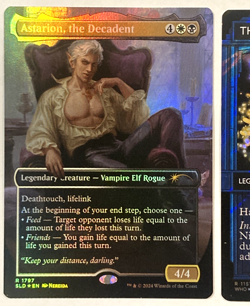 MTG Astarion, the Decadent (Rainbow Foil) + The Ninth Doctor (Surge Foil) NM - Image 2