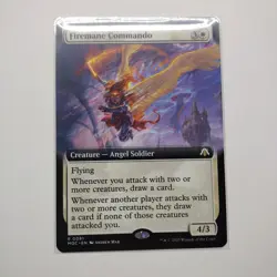 MTG - Firemane Commando (Extended Art) - Commander: March Of The Machine #81 - Image 1