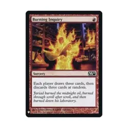 WOTC MtG Mystery Booster: Retail Exclusives Burning Inquiry (C) (Foil) NM - Image 1