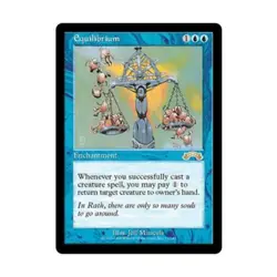 WOTC MtG Exodus Equilibrium (R) EX - Image 1