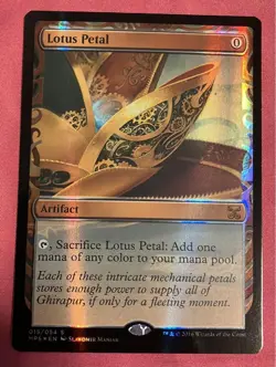 Mtg Lotus Petal Masterpiece Full Gloss Mps - Image 1