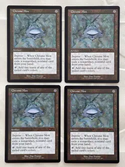 Mtg Chrome Mox Old Frame English Set Of 4 - Image 1