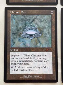 Mtg Chrome Mox Old Frame English Set Of 4 - Image 4