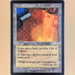 Mtg City Of Traitors English Set 2 Land - Image 2