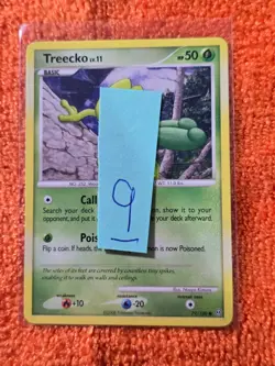2008 Pokemon Diamond and Pearl Stormfront #79 Treecko, C, NF/H, cd9 - Image 3