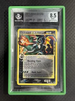 BGS 8.5 Gold Star Charizard #100 Pokemon 2006 Dragon Frontiers - Image 1