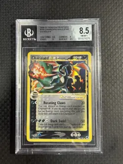 BGS 8.5 Gold Star Charizard #100 Pokemon 2006 Dragon Frontiers - Image 3
